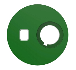 H133602 Outer Shoe Drive Cam, Left Side For John Deere Tractor