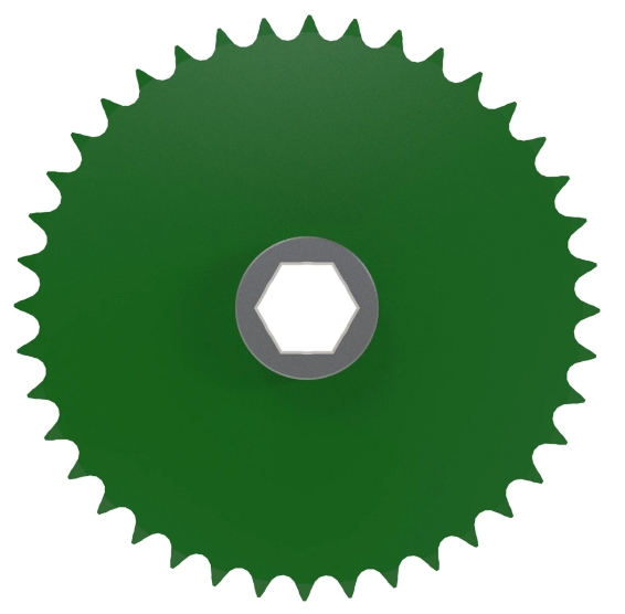 AE39654 Pinzón de rodillo de accionamiento superior para tractor John Deere