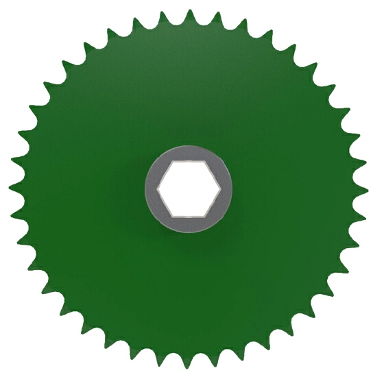 AE39654 Pinzón de rodillo de accionamiento superior para tractor John Deere