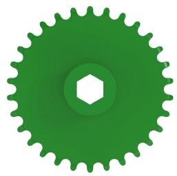 AH130571 Tailing Elevator Conveyor Chain Sprocket, 30 Teeth For John Deere Tractor
