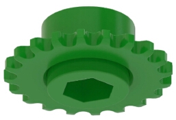 AH130572 Lower Tailings Auger Chain Sprocket For John Deere Tractor