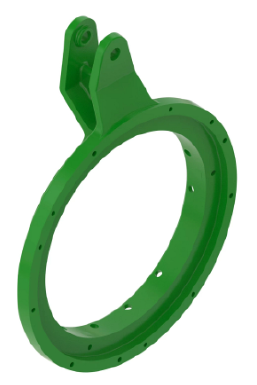 H137227 déchargement Auger anneau coude pour tracteur John Deere