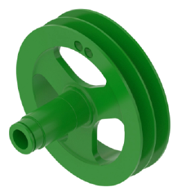 Pulea de accionamiento de bomba de carrete H157101 para tractor John Deere