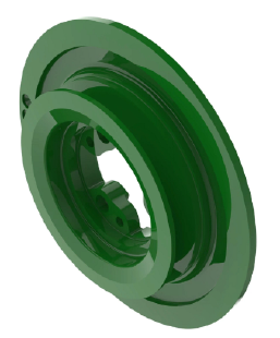 H206016 Combiner le roulement de l'arbre de cylindre pour le tracteur John Deere