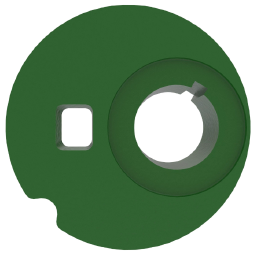 H234546 Cam d'entraînement de chaussure extérieure droite pour tracteur John Deere