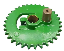 H97547 Pivot de chaîne 28 dents pour tracteur John Deere